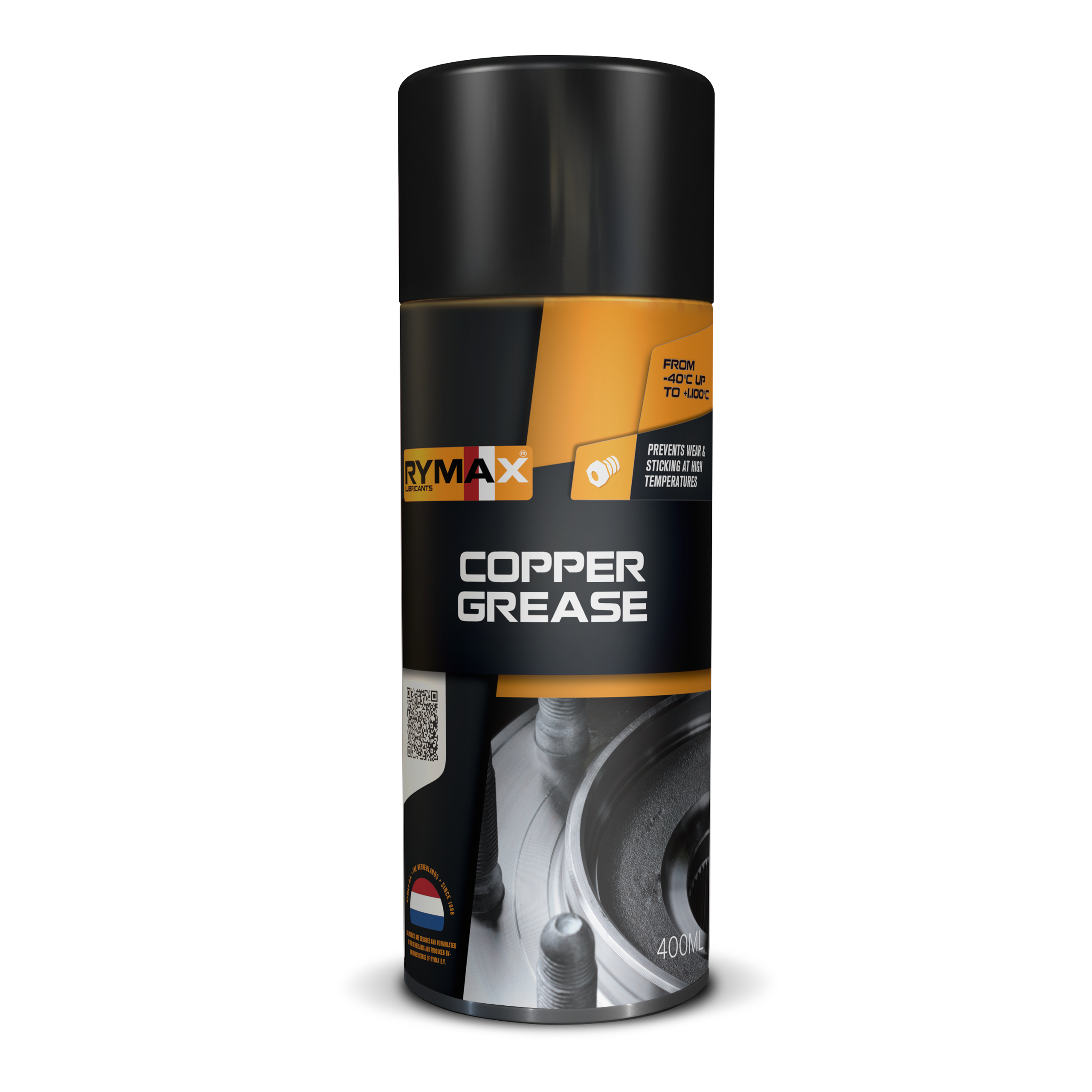 Buy Rymax copper grease anti-seize spray. High heat applications in 400 ml aerosol spray